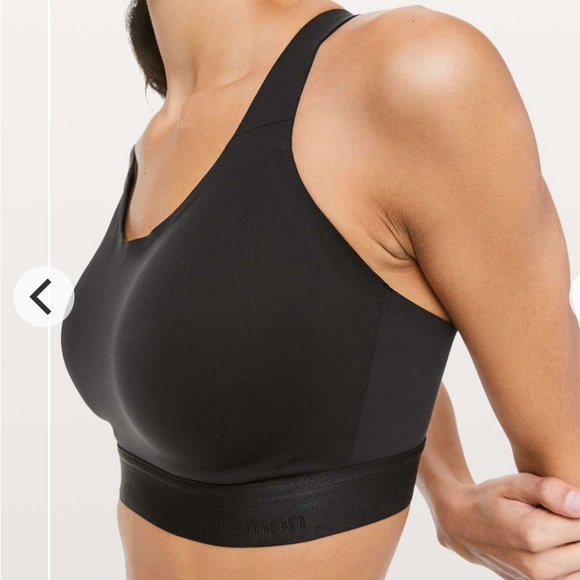 Lululemon Fine Form convertible Sports Bra 36DD Black NEW - Picture 3 of 10